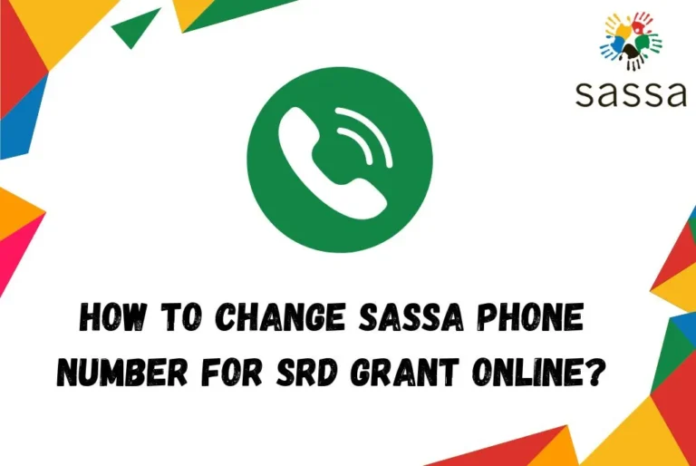 Change Cell Phone Number for SRD Grant