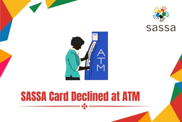 SASSA Card Declined at ATM