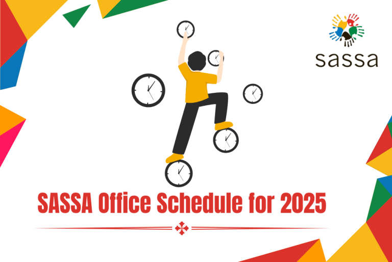 SASSA Office Schedule for 2025