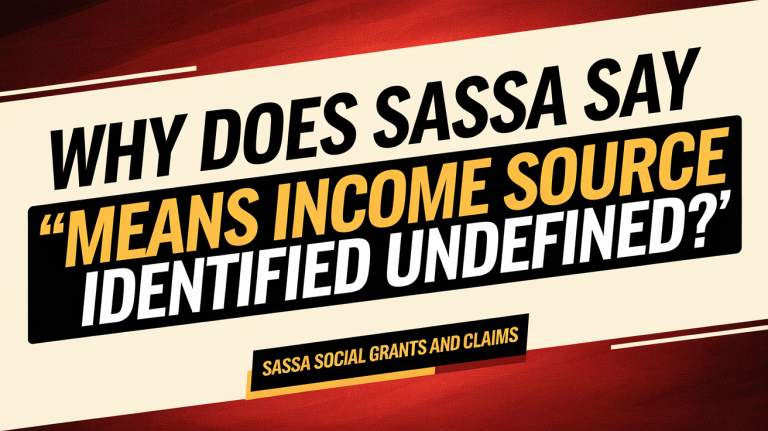 Means Income Source Identified Undefined”?